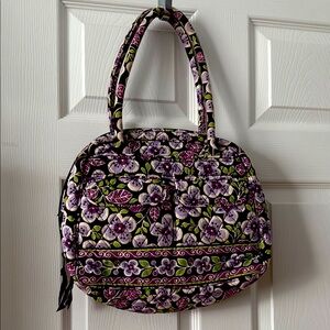 Vera Bradley Plum petals Metro bag.